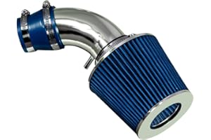 Rtunes Racing Short Ram Air Intake Kit + Filter Combo BLUE Compatible For 01-09 Chrysler PT Cruiser 2.4L I4 Non-Turbo