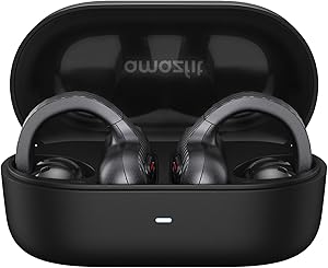 Amazfit Up Bluetooth Kopfhörer, Kabellose Open-Ear-Ohrhörer mit Touch-Steuerung, IPX4 Wasserfest & Schweißresistent, KI-Rauschunterdrückung, Ideal für Sport & Laufen, Kompatibel mit Android & iPhone