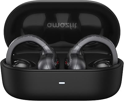 Amazfit Up Bluetooth Kopfhörer, Kabellose Open-Ear-Ohrhörer mit Touch-Steuerung, IPX4 Wasserfest & Schweißresistent, KI-Rauschunterdrückung, Ideal für Sport & Laufen, Kompatibel mit Android & iPhone