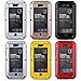 Mangix iPhone 5C Case, Water Resistant Shockproof Aluminum Metal [Outter] Super Anti Shake Silicone [Inner] Fully Body Protection with Gorilla Glass Screen for Apple iPhone 5C (Black)