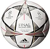 adidas Performance Finale Milano Top Training Soccer Ball, White/Black/Silver Metallic, 5