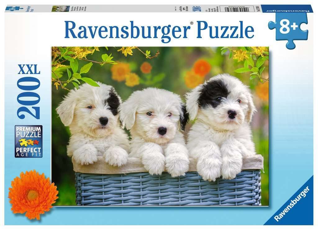 Ravensburger Children's Puzzle - 12765 Cuddly Puppies - Dog Puzzle for Children from 8 Years, with 200 Pieces in XXL Format