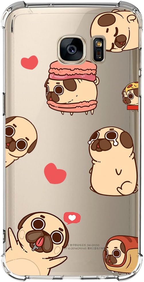 Samsung GalaxyS7Edge Case with flowers, Girl Floral PatternClearTPUSoftSlimPhone