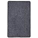 Domani Microfiber Mudtrap Super Absorbent Floor Mat with Nonslip Backing, 22-1/2 by 36-Inches, Black/Gray