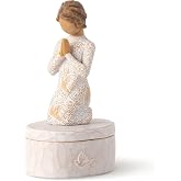 Willow Tree Prayer of Peace Keepsake Box, Sculpted Hand-Painted Box | Designed by Artist Susan Lordi, Includes Enclosure Card, Sentimental Gift for Loved Ones, Meaningful Message Inside