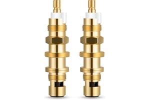UCDETD 910-030 Ceramic Disc Cartridge Replacement, Compatible with Price/Pfister Shower and Faucet Stem, Shower Valve Cartridge for Tub and Shower Faucet, Brass Construction(2 Pack)