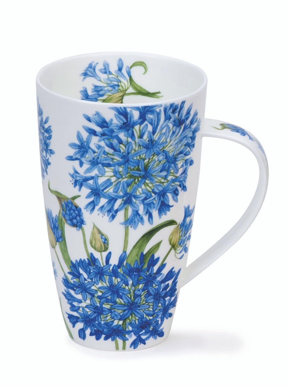 Dunoon Fine Bone China Made in England Henley Shape Mug (Agapanthus)