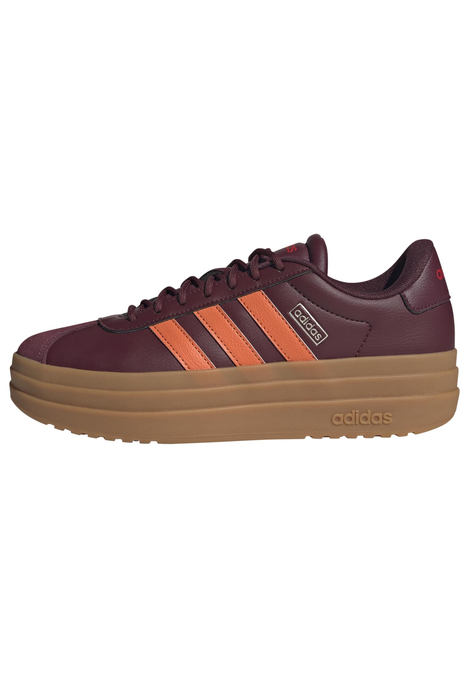 Adidas Women's VL Court Bold, Maroon/Pure Ruby, 6.5 Image