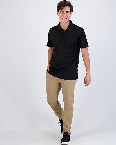 Real Essentials Pocket Polo Shirts Big Tall Real Essentials Mens