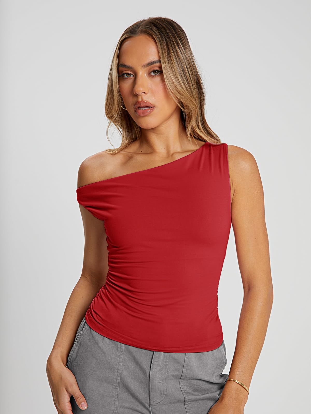 Trendy Queen Off Shoulder Top