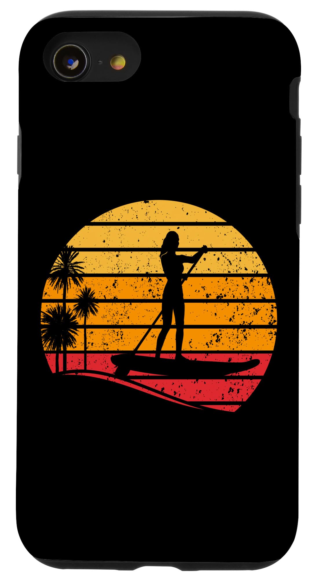 iPhone SE (2020) / 7 / 8 Sunset Stand Up Paddle Board - Water Sports SUP Girl Case