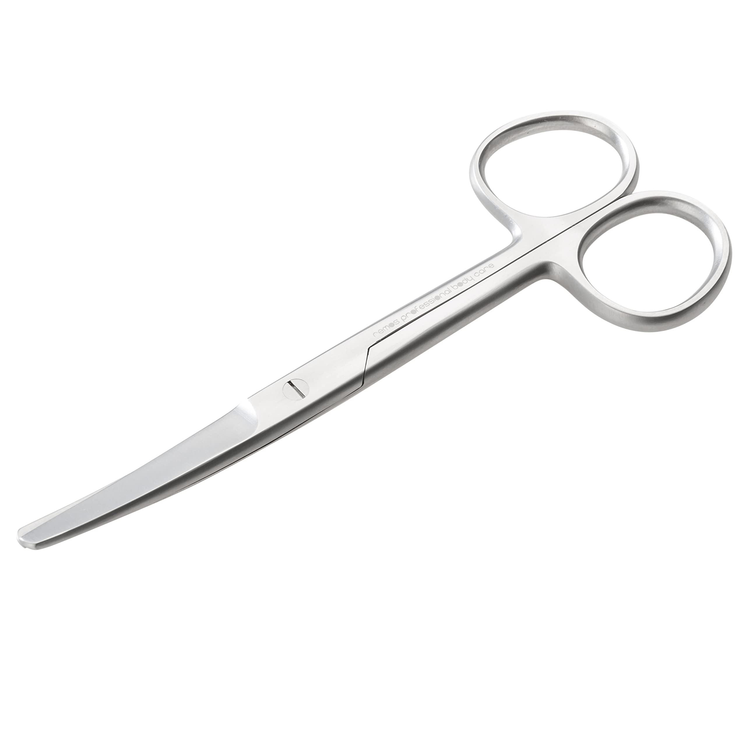 REMOS Household Scissors, Universal Scissors, Round, Curved Blade, 14.5 cm, Stainless Steel