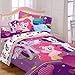 My Little Pony 4pc Twin Comforter and Sheet Set Bedding Collection Purple Pink