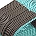 Juvale 50-Pack Flocked Hangers - Non-Slip Plastic Hangers, Thin Hangers, Non Slip Hangers, Teal - 16 x 9 Inches
