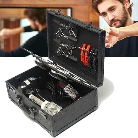 Caja de herramientas de barbero con bloqueo de contraseña ...