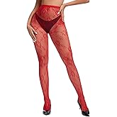 Century Star Fishnet Stockings for Women Sexy Floral Patterned Tights Lace Stockings Fish nets Tights Sexy Pantyhose
