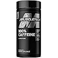 Caffeine Pills | MuscleTech 100% Caffeine Energy Supplements | PreWorkout Mental Focus + Energy Supplement | 220mg of Pure Ca