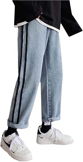Mlboss ジージャン メンズ デニムパンツ ゆったり ジーパン カジュアル ロング ストレートパンツ デニム おしゃれ Gパン サイドライン ワイドパンツ ジーンズ 通販 Amazon Mlboss ジージャン メンズ デニムパンツ ゆったり ジーパン カジュアル ロング ストレートパンツ デニム おしゃれ Gパン サイドライン ワイドパンツ ジーンズ 通販 Amazon