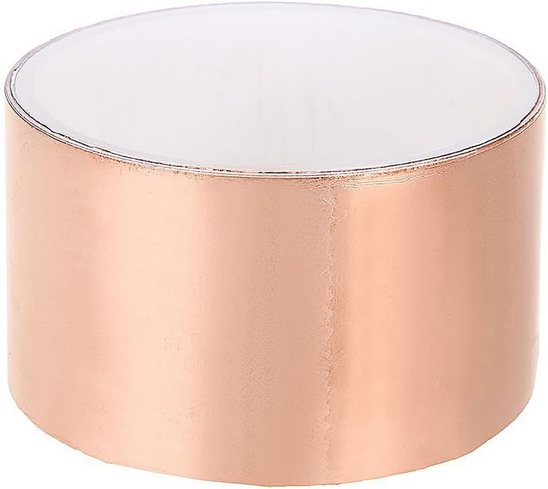 Mobiz Copper Foil Shielding Tape for Guitars EMI SHIELDING Conductive Adhesive 1.97 Inch x 6.56 Feet (50 mm x 2 m) by Mobiz