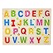Gbell Fun Wooden A-Z Alphabet Letters Puzzle Set for Preschool Toddler Boys Girls,30×22.5×0.8 CM Jigsaw Board Educational Toy Gifts for 1-3 Year Old Baby Boys Girls Kids (Ship from US)