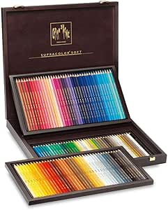 Caran Dache Supracolor 120 lápices de colores en estuche de ...