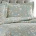 Laura Ashley Home - Twin Quilt Set, Cotton Reversible Bedding with Matching Sham, Bedroom Decor Ideal for All Seasons (Brompton Green, Twin)
