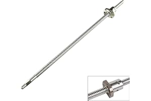 FRUZELG CNCCANEN Ball Screw SFU1605-750mm with Ball Nut 16mm RM1605 Ballscrew C7 End Machining Anti-Backlash L750mm/29.53inch CNC DIY Part