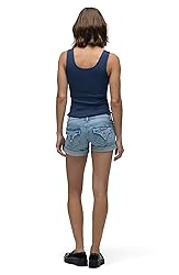 HUDSON Women's Croxley Mid Thigh Short (Flap), Anthem