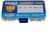 BOJACK Ceramic Tube Cartridge Fuses 6.3x25mm 0.25x1in 1,3,5,10,13A 100pcs view 3