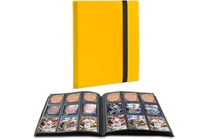 CTPOKO Trading Card Binder Holder, 9-Pocket Sports Card Album for TCG MTG, Football, Basketball, Hockey and Baseball Cards - 