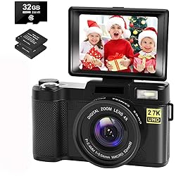 CEDITA Digital Vlogging Camera with Flip