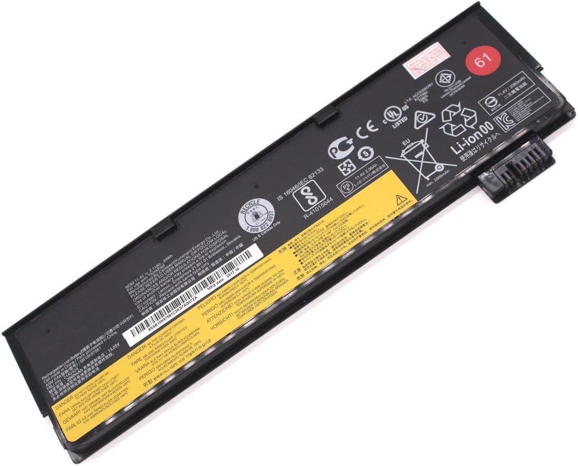 New 11.4V 24Wh 2080mAh 01AV423 01AV424 01AV422 SB10K97579 SB10K97581 Laptop Battery Compatible with Lenovo ThinkPad T470 61 Series Notebook