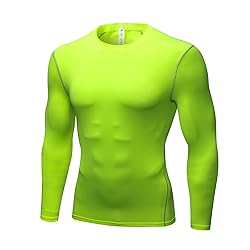 Men's Athletic Compression Shirts Long Sleeve Cool