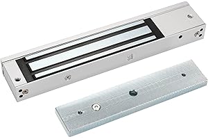 YUANWIN Electromagnetic Lock 600LBS 280KG Holding Force Electric Magnetic Door Lock 12V Fail Safe NC Mode for Access Control System