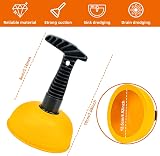 ADERTOS Mini Sink Drain Plunger Short Handle Heavy Duty Unblocker Tool Kitchen view 2