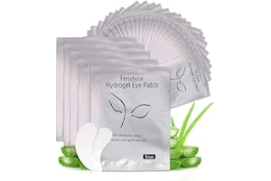 Fenshine 100 Pairs Eyelash Extension Eye Pads Lint Free Hydrogel Eye Patches Professional Under Eye Gel Pads for Lash Extensi