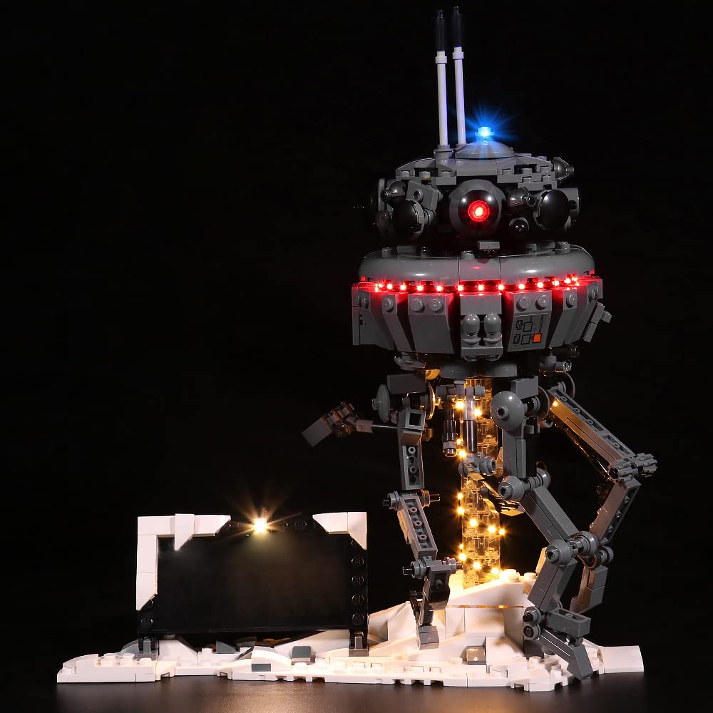 LocoLee Led Light Set for Lego Imperial Probe Droid, Decoration Lighting Kit for Lego 75306 Imperial Probe Droid, Creative Surprise Gift for Adults Kids(No Lego)