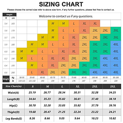 Men's Bike Pants 3D Padded Cycling Tights UV Protection Cycling Pants Night Safe Bike Tights Compression Pants Reflective Strip Quick Dry (US Size - L)