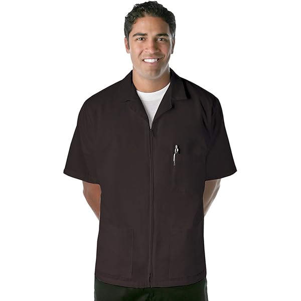 Amazon.com: Fame« Unisex Zipper Smock ? K74 - White/XS