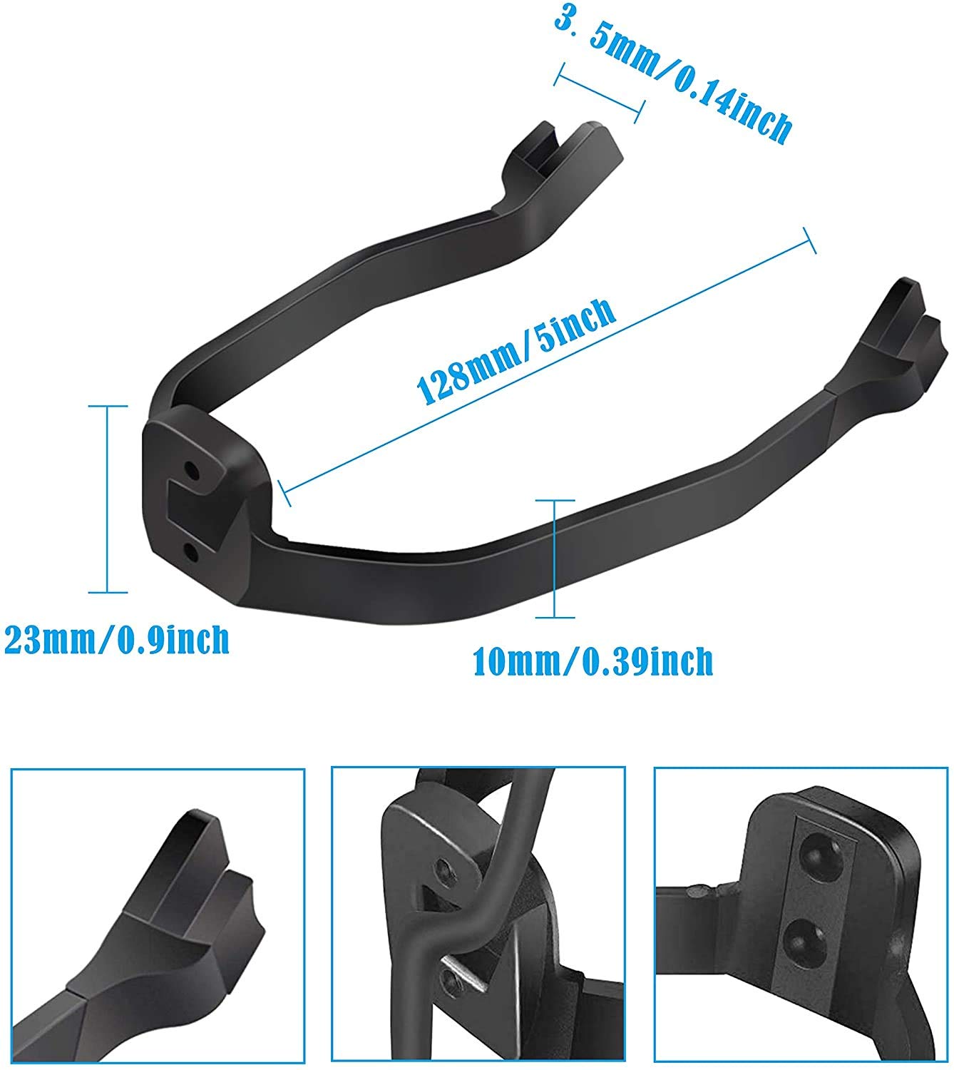 Yungeln Rear Mudguard Scooter Fender Bracket Scooter Replacement Accessory Support Mudguard Bracket Fender Compatible with Xiaomi 1S / M365 / Pro