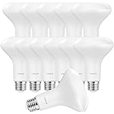 Linkind BR30 LED Flood Light Bulbs Indoor, 65W Equivalent Dimmable LED Recessed Bulbs, 10W 850 Lumens, 2700K Soft White E26 Base, Recessed Can Light Bulb for Bedroom Dining Room Bathroom, 12 Packs