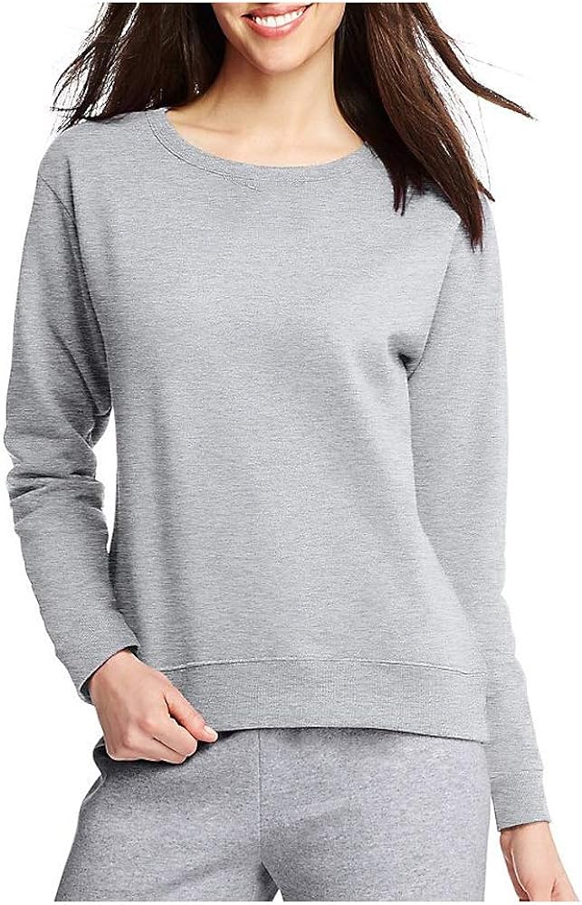 Hanes ComfortBlend Women's Sweatshirt, Soft Sweats, Light Steel, XXL