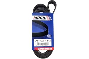 MOCA AUTOPARTS MOCA 7PK1781 EPDM Serpentine Belt Compatible with 2003-2007 for Honda Accord 2.4L l4