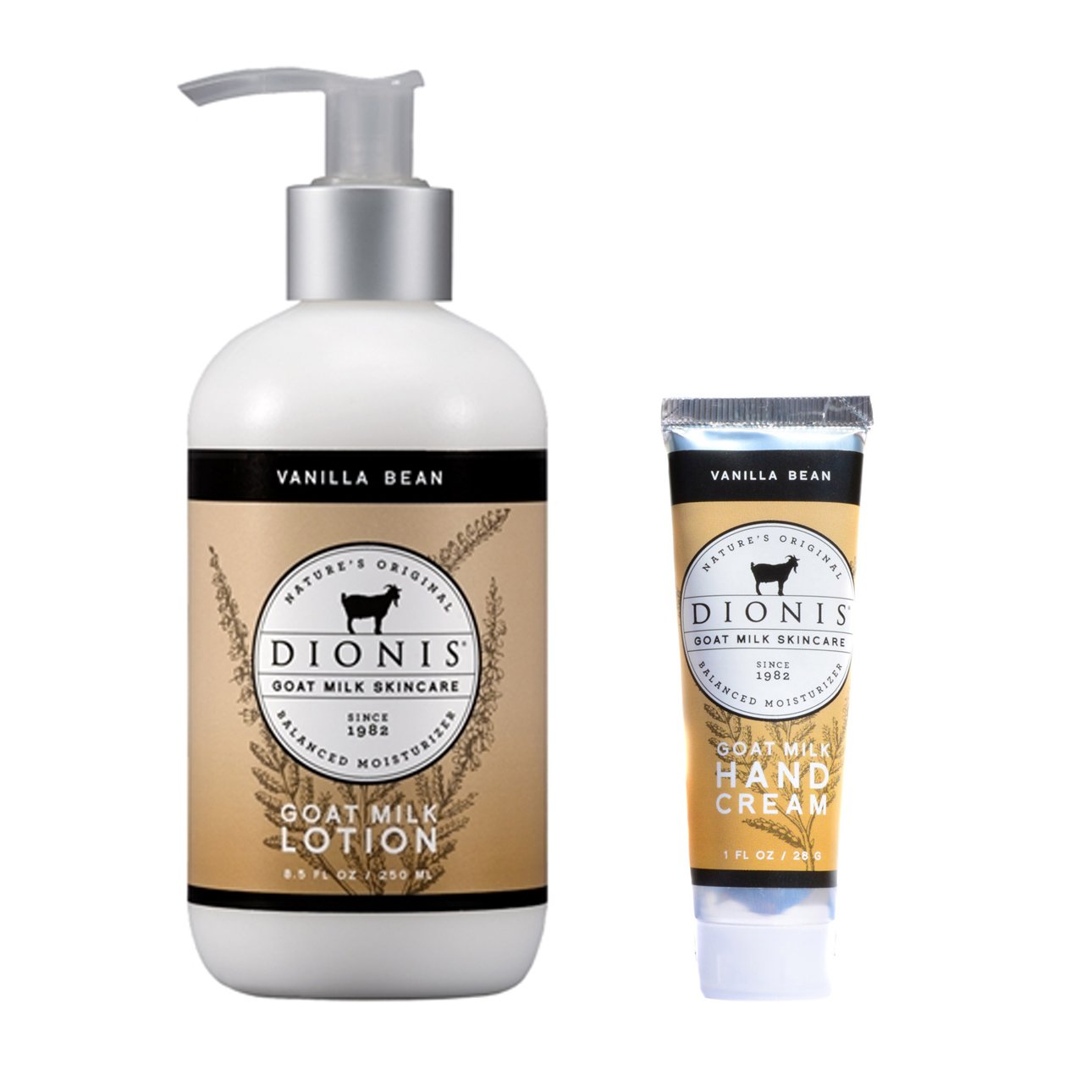 Dionis Goat Milk Body Lotion and Hand Cream 2 Piece Gift