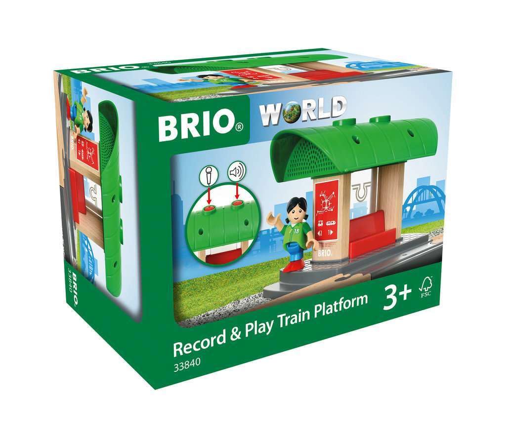 BRIO World - Record & Play Station Platform