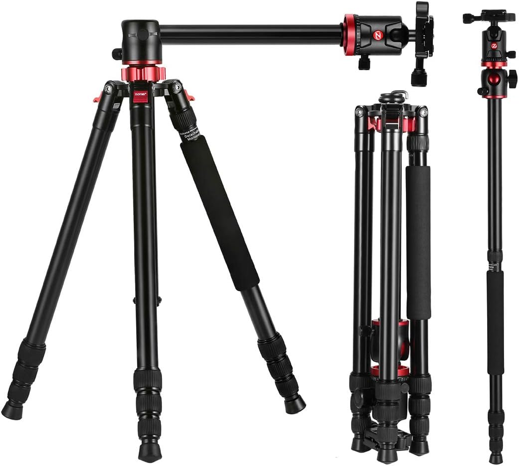 Tripod Camera Tripod 190cm with Transversal Center Column