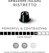 Nespresso Original 50 Ristretto Capsules Robusta Recyclable Pods view 2