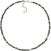 Sacina Boho Trendy Colorful Beaded Choker - Crystal, Hippie, Summer & Beach Necklace - Y2k Style, Perfect for Women