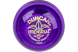 Duncan Toys Imperial Yo-Yo, Beginner Yo-Yo with String, Steel Axle and Plastic Body, Purple