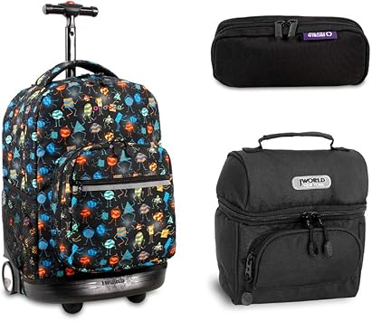Jworld Rolling Backpack Amazon Deals 60 Off Www Nbccministries Org